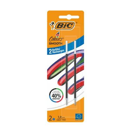 BIC Kugelschreiber-Mine 4 Colours Smooth, schwarz, S