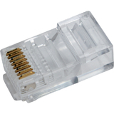 LogiLink rj45 Stecker fr Flachbandkabel, ungeschirmt