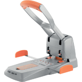 Rapid registraturlocher Supreme HDC150/2, silber/orange