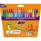 BIC kids Fasermaler kid Couleur medium, 36er Kartonetui