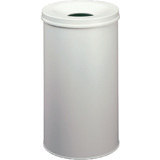 DURABLE papierkorb SAFE, rund, 60 Liter, grau