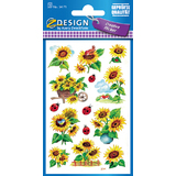 AVERY zweckform Z-Design sticker Sonnenblumen & Marienkfer