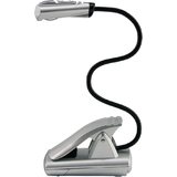 WEDO led-leselampe mit Clip, mobil, 1 LED, silber