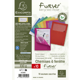 EXACOMPTA sichtmappe FOREVER, din A4, 130 g/qm, sortiert