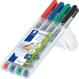 STAEDTLER lumocolor NonPermanent-Marker 311S, 4er Etui