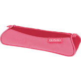 herlitz schlamper-etui Dreikant, aus Polyester, pink/rot