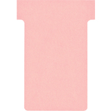 nobo T-Karten, Gre 2 / 60 mm, 170 g/qm, pink