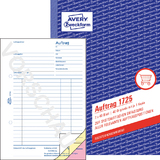 AVERY zweckform Formularbuch "Auftrag", SD, A5, 2 x 40 Blatt