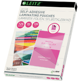 LEITZ Laminierfolientasche, din A4, selbstklebend, 250 mic