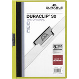 DURABLE klemmhefter DURACLIP original 30, din A4, grn