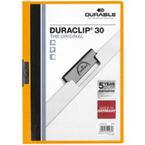 DURABLE klemmhefter DURACLIP original 30, din A4, orange