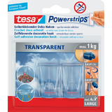 tesa powerstrips DECO-HAKEN XL, Haltekraft: max. 1,0 kg