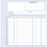 ELVE franzsisches formularbuch "Commandes", 210 x 148 mm