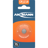 ANSMANN lithium Knopfzelle CR1216, 3 Volt, 1er Blister