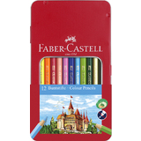 FABER-CASTELL hexagonal-buntstifte CASTLE, 12er Metalletui