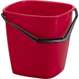 DURABLE putzeimer BUCKET, 9,5 Liter, rechteckig, rot