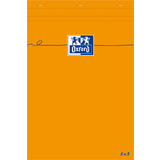 Oxford Notizblock, 85 x 120 mm, kariert, 80 Blatt, orange