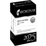 CHRONOPLAN jahresset 2025, Midi, 96 x 172 mm