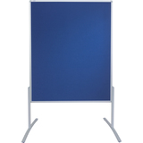 FRANKEN moderationstafel PRO, 1.200 x 1.500 mm, filz blau