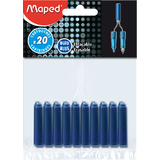 Maped Tintenpatrone, blau, im Blister