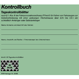 RNK verlag Kontrollbuch, din A5 quer, 32 Blatt