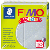 FIMO kids Modelliermasse, ofenhrtend, glitter-silber, 42 g