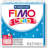 FIMO kids Modelliermasse, ofenhrtend, glitter-blau, 42 g