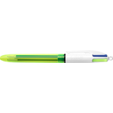 BIC druckkugelschreiber 4 colours Fluo, neongelb/wei