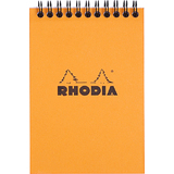 RHODIA spiralnotizblock No. 13, din A6, kariert, orange