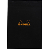 RHODIA notizblock No. 18, din A4, kariert, schwarz