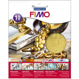 FIMO Blattmetall, gold, 10 Blatt