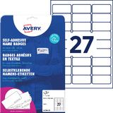 AVERY zweckform Namensetiketten, 63,5 x 29,6 mm, wei