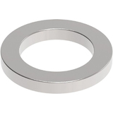 MAUL Neodym-Ringmagnet, Durchmesser: 12 mm, nickel