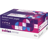 satino by wepa einzelblatt-toilettenpapier Prestige, wei