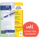 AVERY zweckform Universal-Etiketten, 105 x 42,3 mm, wei