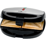 CLATRONIC sandwich-waffel-grill ST/WA 3670, schwarz-inox