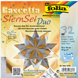 folia Faltbltter Bascetta-Stern, 150 x 150 mm, silber/gold