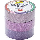 folia deko-klebeband "Glitter Tape", rosa/pink/lila