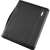 Alassio tablet-pc Organizer a4 SALERNO, Lederimitat, schwarz