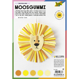 folia Moosgummi, (B)200 x (H)290 mm, ton IN ton MIX gelb