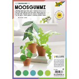 folia Moosgummi, (B)200 x (H)290 mm, ton IN ton MIX grn