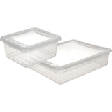 keeeper aufbewahrungsbox "bea", 52 Liter, PP, transparent