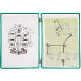 tarifold Sichttafeln, A4, Doppelmappen, schwarz