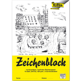 folia Zeichenblock, din A4, 120 g/qm, 10 Blatt