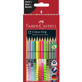 FABER-CASTELL dreikant-buntstifte Colour GRIP, 12er Etui