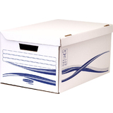 Fellowes bankers BOX basic Archiv-Klappdeckelbox Maxi, blau