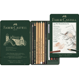 FABER-CASTELL pitt MONOCHROME set klein, 12-teiliges Etui