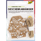 folia Geschenkanhnger "Weihnachten Kraftpapier"