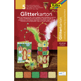 folia glitterkarton "Oriental", 240 x 340 mm, 300 g/qm