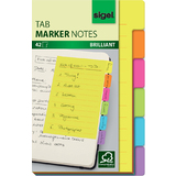 sigel haftmarker Tab marker Notes, aus Papier, 42 Blatt